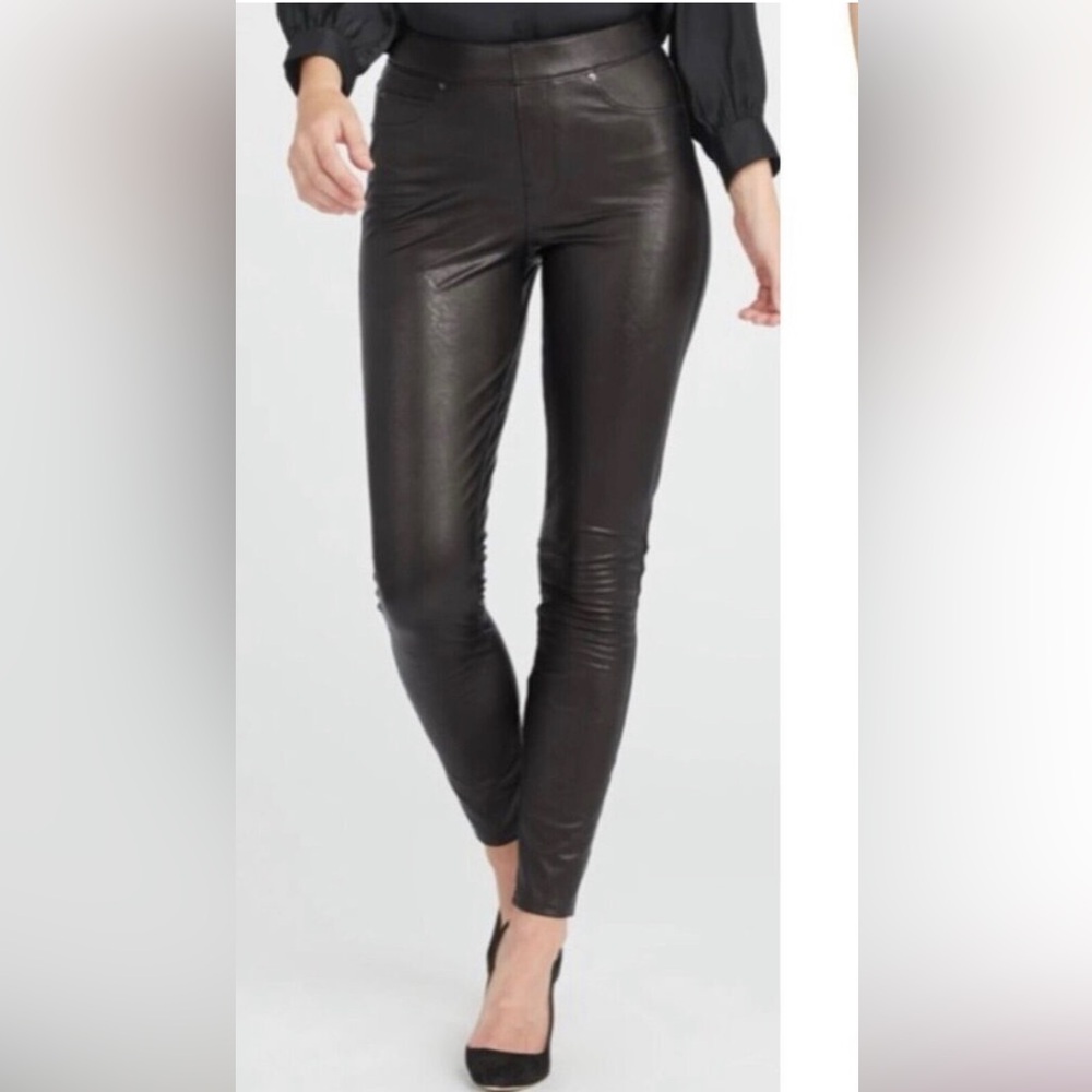 Spanx Faux Leather Skinny pants leggings M
